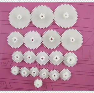19 Kinds Double-layer Plastic Gear Kit, 0.5 Modulus, DIY Reduction Gears, Stacked Teeth, for Toy Robot Motor Accessories