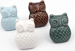 Ceramic Door Handles Simple Drawer Pulls Wardrobe Closet Kitchen Cabinet Knobs and Handles for Furniture Handles and Knobs