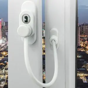 1 Set Child Protection Baby Safety Window Lock With Key, Multi-purpose Drawer Wardrobe Refrigerator Door Lock Stopper Protection