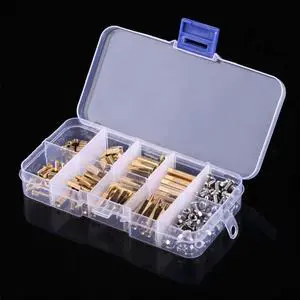 200PCS/Set M2.5 M3 Hex Brass Spacer Standoffs Bolt Screw Nut Assortment Kit, PCB Motherboard Standoffs, Threaded PCB Pillar