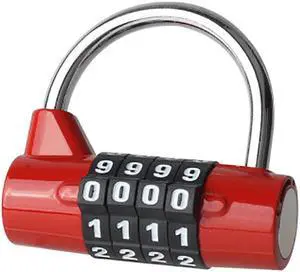 4 Digit Combination Password Safety Lock Zinc Alloy Padlock Travel Security Multi-functional Code Lock CAN CUSTOMIZE LOGO