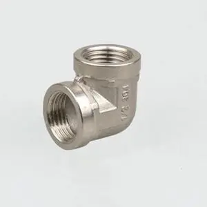 1/2" Female BSP x 1/2" Female BSP Elbow 90 Degree Stainless Steel SS 304 Threaded Pipe Fittings