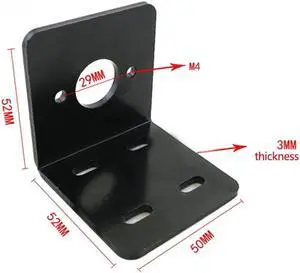 775 750 7 Series Motor Bracket Support Motor Fixed Base L Shaped Aluminum Metal for DIY Toy model