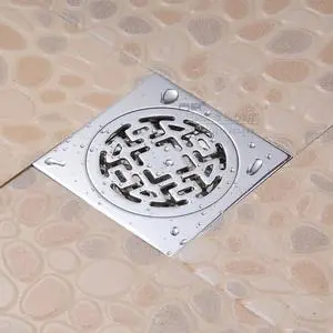 Copper Shower Floor Drain Bathroom Toilet Floor Drain Water Anti-Odor Floor Drain Floor Drain