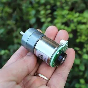 DC 12V With encoder All metal Gear DC geared motor Code wheel measurement speed Trolley robot