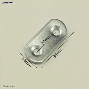 5pcs/set 36x16mm Corner Brackets ,furniture connector, 180 degree angle code flat-shape