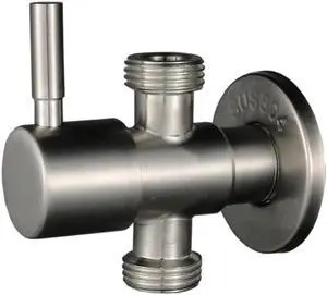 Function Switch Adapter Control Valve 3 Way Tee Connector Shower Head Diverter Valve For Toilet Bidet Shower Water Separator