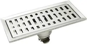 Stainless Steel Deodorant Floor Drains Kitchen Rectangle Anti-blocking Drain Bathroom Shower Bathtub Accessories 20cm *10cm