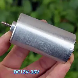 Front and Rear Ball Bearing Motor DC12V-36V Low Speed Large Torque 575-19179 Motor Micro Current Low Power, Shaft Diameter 3.2mm