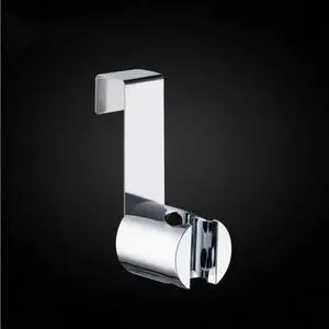 DONYUMMYJO 1pc Stainless Steel Hook ABS Polished or Brushed Shower Seat Toilet Spray Gun Seat Shower Holder Bracket Insert