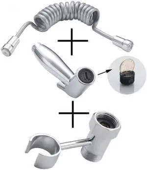 1Set Toilet Handheld Shattaf Bidet Sprayer Shower Heads Set Shower Faucet Accessories Muslim Shower Ducha Higienica