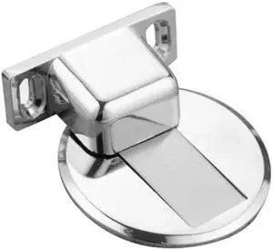 Magnetic Door Stop, Hidden Magnetic Door Stopper, Zinc Alloy, Floor Mount Self Adhesive & Punched Door Catch Doorstop, 7 Colors