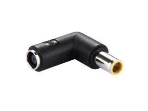 DC 7909 Male to DC 7909 Female Connector Power Adapter for Lenovo ThinkPad IBM Laptop Notebook, 90 Degree Right Angle Elbow DC 7909 Male to DC 7909 Female Connector Power Adapter for Lenovo ThinkPad IBM Laptop Notebook, 90 Degree Right Angle Elbow