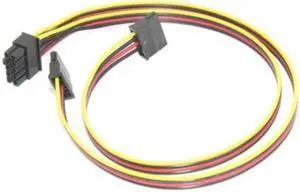 10pin to 2 Dual SATA HDD Power Adapter Converter Cable for HP DL380G6/G7