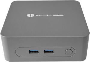 MLLSE G3 Mini PC Windows 11 Pro Mini Desktop Computer with Intel Alder Lake N100 Quad Core Processor 8GB RAM 256GB SSD Mini Computer DDR4 2666 MTS WiFi 5 BT42VESA 4K HDUSB 32