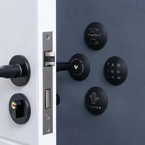 4Pcs/set Home Door Handle Shockproof Pads Door Stopper Kitchen Refrigerator Anti-collision Door Stops Wall Doorstop Protector