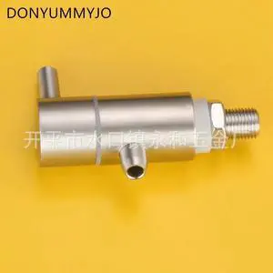 304 Stainless Steel Wire Drawing Finished 12mm Thread Beer Barrel Glass Bottle Faucet