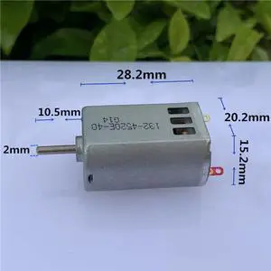 1pcs DC 3V-3.7V Carbon Brush Micro 132 Motor High Speed Motor suitable for DIY Toy,Aircraft,Ship,Boat Model 25500-30800 rpm