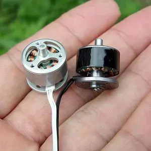 Micro PTZ Brushless Motor with Double Ball Bearing, NdFeB High-strength Magnetic, Three-phase DC Brushless Motor for Drone