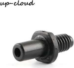 60pcs UP-CLOUD 1/4" thread to 6mm Straight Connector for Garden Micro Irrigation System Watering Joint Sprinkler Hose Adapter