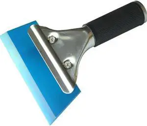 Window Squeegee Handheld Squeegee Cleaner with 13cm Rubber Blade, Wiper Cleaning Tool for Shower Door, Bathroom, Glass, Car