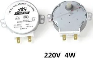 Hot Selling AC 220V-240V 50Hz CW / CCW Microwave Table Turn Synchronous Motor Table TYJ50-8A7 D Shaft 4RPM VEJ20 P20