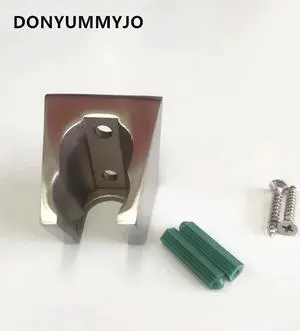DONYUMMYJO Stainless steel Handheld Shower Spray Head Holder Bracket Wall Mount for Bathroom Hand Sprayer Wand Brushed Nickel