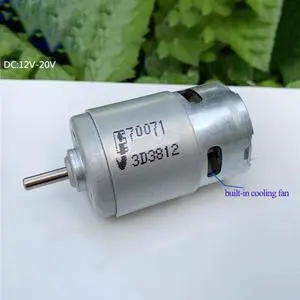 775 DC motor 12V-20V 14000rpm 21500rpm 24000rpm High speed Large torque Low Noise DC motor Electric machinery Electric tool