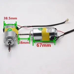 Double Ball Bearings Micro Motor DC12V-36V Spiral Axis High Efficiency Motor DIY Low Speed Electric Machinery