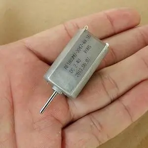 180-3047 Miniature DC Motor with Metal Brush, Commutator with Silver DC2.4V-3.6V 8800RPM-13000RPM, Output Shaft 2.0mm