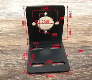 1pc 755/775/795/885/895/997 Motor Bracket High Torque 3MM Metal Bracket L-type Motor Bracket