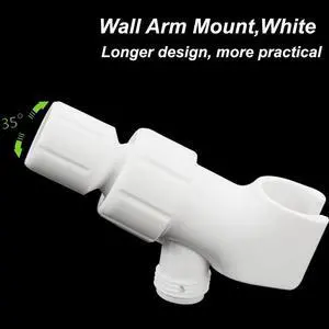 ABS Handheld Shower head Holder Bracket Wall Connector Wall Outlet Elbow Wall Mounted Shower Head Support Bathroom Hardware