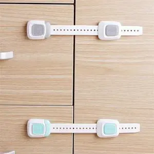 ABS+PE Multi-function Kids Safety Lock Protection Child Safe Locks Door Stops For Home Refrigerators Toilet Drawer Lock 24*4cm