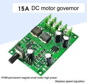 DC 5V-18V motor governor 15A high power PWM permanent magnet small motor, stepless speed regulation board