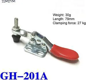 1 piece  Toggle Clamp GH-201A Horizontal Hold Clamp Quick Hand Tool Best Quality  Quick-Release Toggle Clamps Set Hand Clip