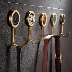 1PC Copper Colorful Hanging Hooks Decorative Hook Wall Mounted Key Bags Hat Robe Hooks Rack Bathroom Towel Clothes Peg Hanger 1PC Copper Colorful Hanging Hooks Decorative Hook Wall Mounted Key Bags Hat Robe Hooks Rack Bathroom Towel Clothes Peg Hanger