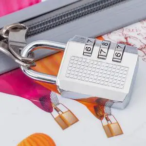 3 Digit Resettable Combination Password Lock Gym Cabinet Locker Zinc Alloy Travel Suitcase Business Luggage Safety Code Lock