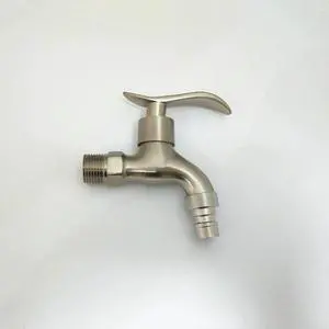 Modern Fashion Garden 304 stainless steel Fast open faucet/ Wall Mounted Taps /Bibcocks Cold Water Faucet