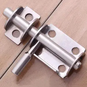 1pc Mini Door Bathroom wooden Door Latch, Thickened Stainless Steel Moistureproof Durable Door Bathroom Toilet Interior Lock