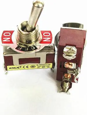1PC 12MM 15A 250VAC 3PIN ON-OFF-ON E-TEN1122 Toggle switch Rocker switch The power switch micro switch