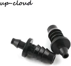 20pcs UP-CLOUD 8/11mm to 4/7mm Hose Barbed Straight Reducing Connector Garden Drip Irrigation System Parts Tube Repair Adapter