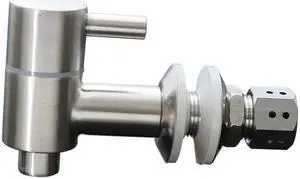 304 Stainless Steel Beverage Drink Dispenser Wine Barrel Spigot Tap Faucet M12 mm/M16mm With Anti-blocking Cap