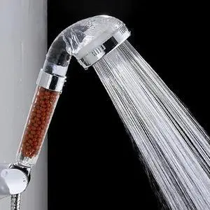 Bathroom Shower Head, Ionic Filter High Pressure Water Saving 3 Mode Function Spray Handheld Showerheads for Dry Hair & Skin SPA