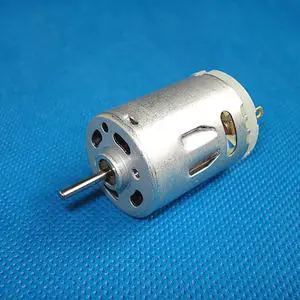 1pcs R385 Carbon Brush Motor High Speed DC Motor DC 12V Small Motor Suitable for Ship Model, Car Vacuum Cleaner, Hair Dryer
