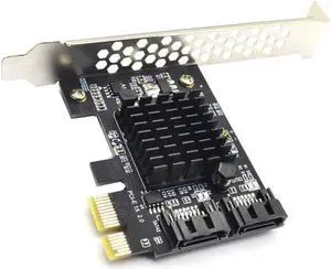 2 Port PCIE SATA 3.0 6Gbps Controller Card, PCI Express to SATA III Adapter Converter SATA 3.0 PCI-E Riser Expansion Adapter Board for PC