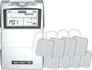  NURSAL Dual Channel TENS Unit Muscle Stimulator for Pain Relief  Therapy with 16 Pads & 24 Modes, Touchscreen TENS EMS Unit with Back Clip,  Easy to Operate for Elder : Health