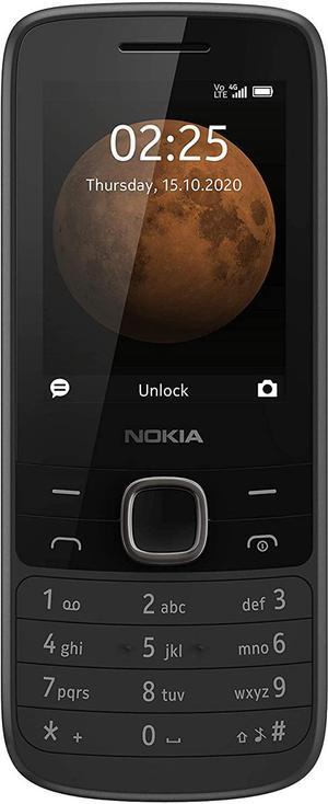 Nokia 225  Unlocked  4G Cell Phone  Black