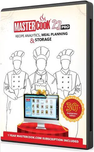 MasterCook 2022 PRO for PC Windows