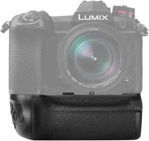 Battery Grip DMW-BGG9 Power Pack Replacment Part for Panasonic G9 Camera with Shutter Release Focus Point Control Joystick Work with 1 DMW-BLF19E Li-ion Battery (Battery Not Included)