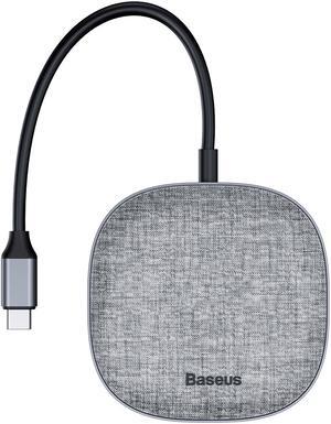 Baseus Fabric Series 7 in 1 Type-C Multifunctional HUB Adapter Dark gray